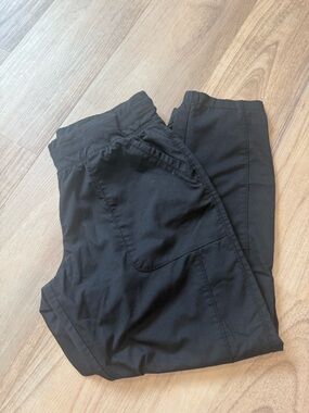 Black jogger scrub pants size M/P